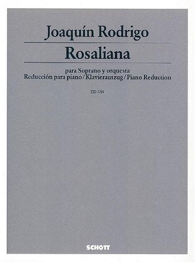 J. Rodrigo: Rosaliana