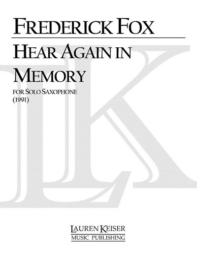 F. Fox: Hear Again in Memory