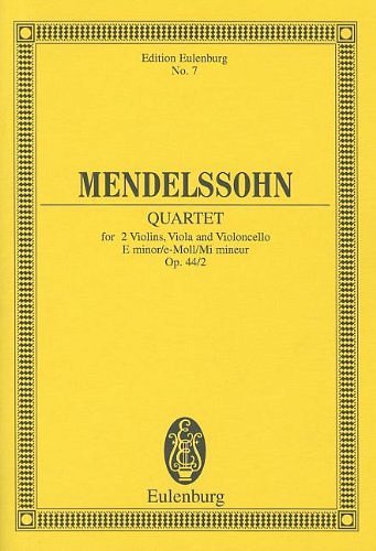 F. Mendelssohn Bartholdy: Quatuor à cordes Mi mineur