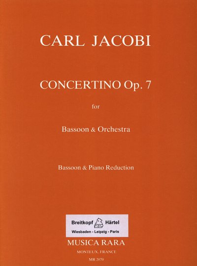 Jacobi Carl: Concertino Op 7