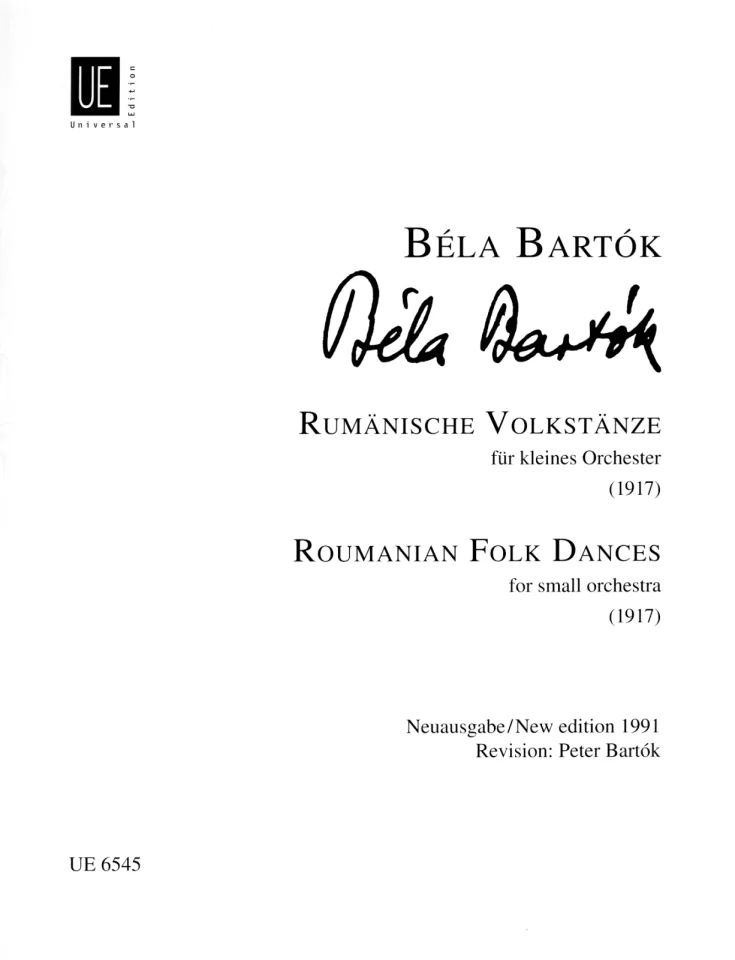 B. Bartók: Rumänische Volkstänze , Kamo (Part.) (0)