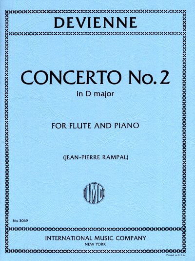 F. Devienne: Concerto No. 2 in D Major, FlKlav (KlavpaSt)