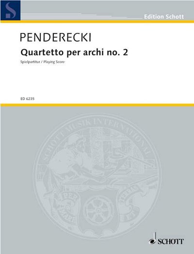 DL: K. Penderecki: Quartetto per archi no. 2, 2VlVaVc (Sppa)