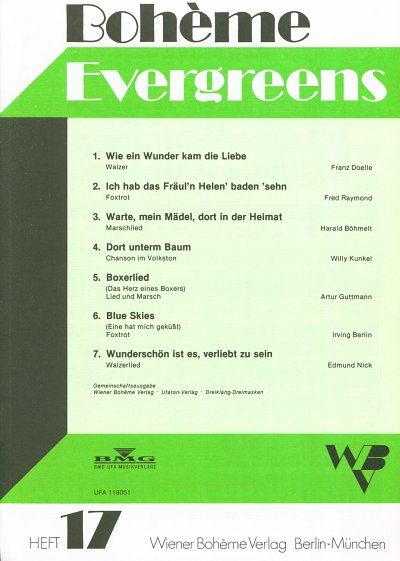 Bohème Evergreens, Heft 17