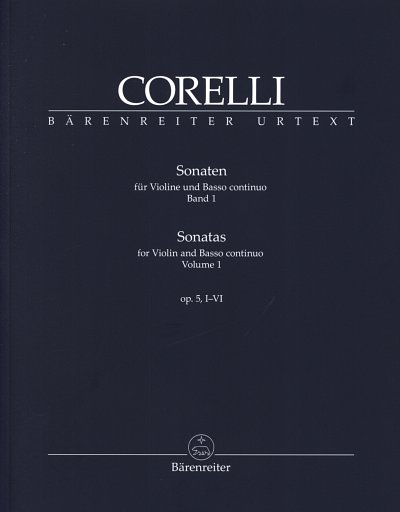 A. Corelli: Sonaten op.5 Band 1 (Nr. 1-6), VlBc (Pa+St)