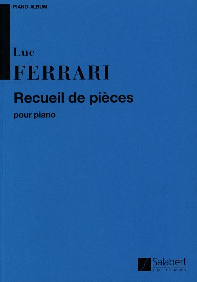 Recueil De Pieces Pour Piano Piano , Klav (Part.)