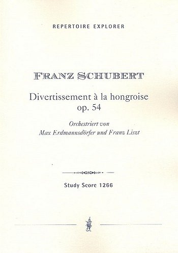 F. Schubert: Divertissement à la hongroise po.54