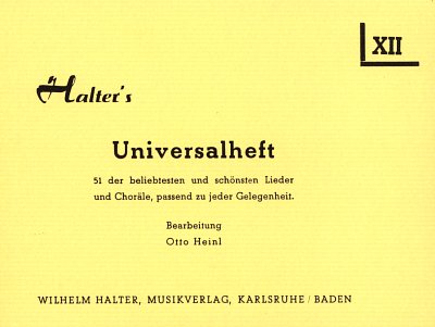 O. Heinl: Halters Universalheft XII, 4Pos (Pos4)