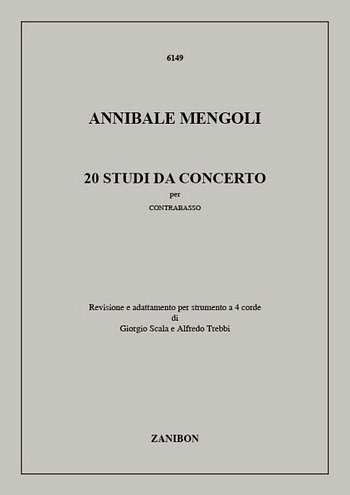 20 Studi Da Concerto Per Contrabbasso, Kb (Part.)