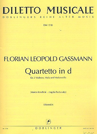 F.L. Gassmann y otros.: Streichquartett in d-Moll