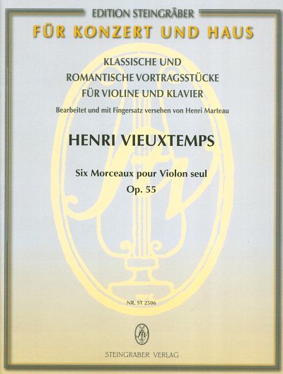 H. Vieuxtemps: Six Morceaux pour Violon seul, Viol