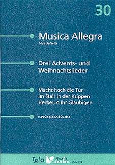 3 Advents + Weihnachtslieder Musica Allegra 30