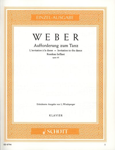 C.M. von Weber: Aufforderung zum Tanz op. 65, Klav