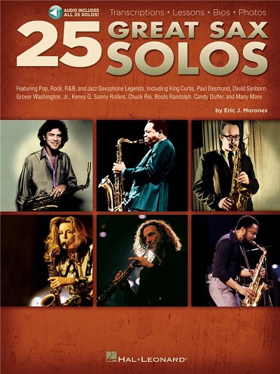 E.J. Morones: 25 Great Sax Solos, Sax (+Audonl)