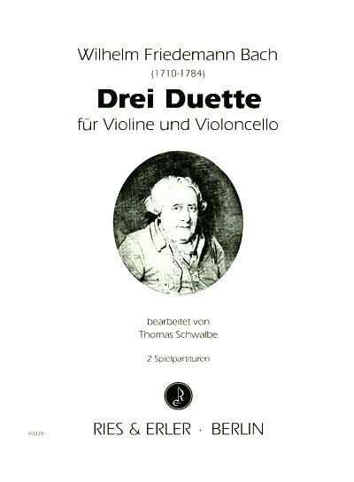 W.F. Bach: Drei Duette, VlVc (2Sppa)