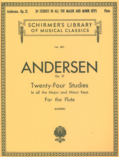 J. Andersen: Twenty-Four Studies, Op. 21, Fl