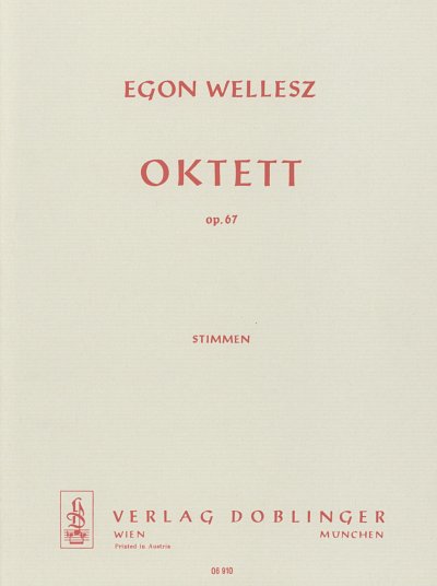 Wellesz Egon: Oktett Op 67