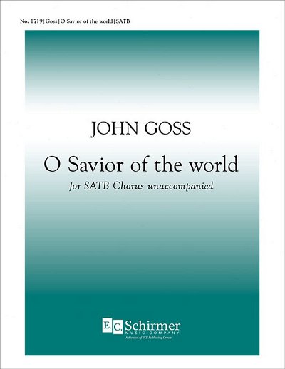 J. Goss: O Savior of the World, Gch;Klav (Chpa)