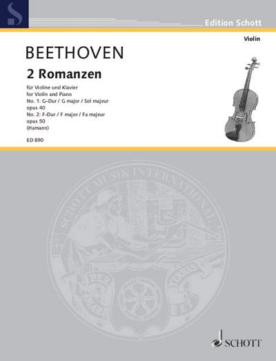 DL: L. v. Beethoven: 2 Romanzen, VlKlav
