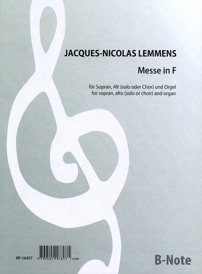 J. Lemmens: Messe F-Dur, FchOrg (Part.)