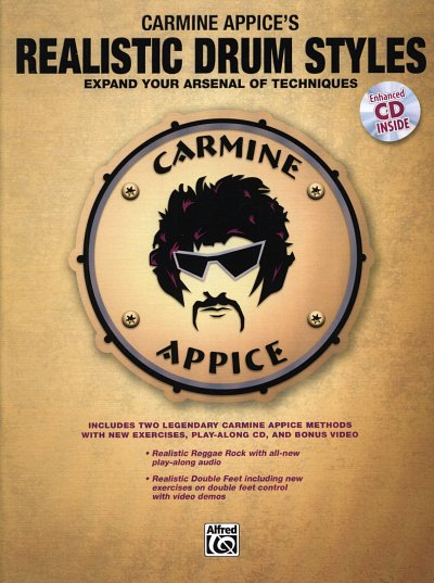 AQ: C. Appice: Realistic Drum Styles, Drst (+CD) (B-Ware)