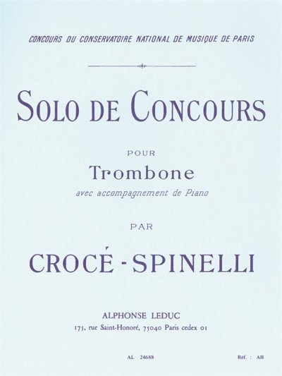 B. Crocé-Spinelli: Solo de Concours, PosKlav (KlavpaSt)