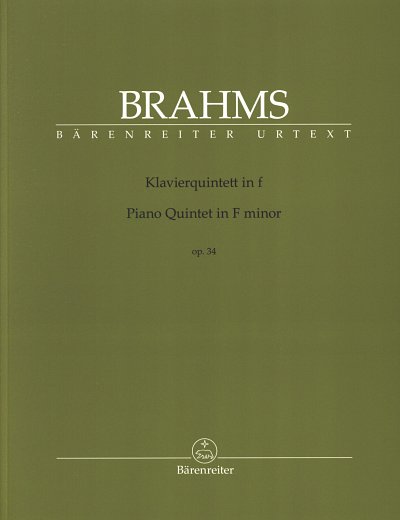 J. Brahms: Klavierquintett f-Moll op, 2VlVaVcKlav (KlavpaSt)