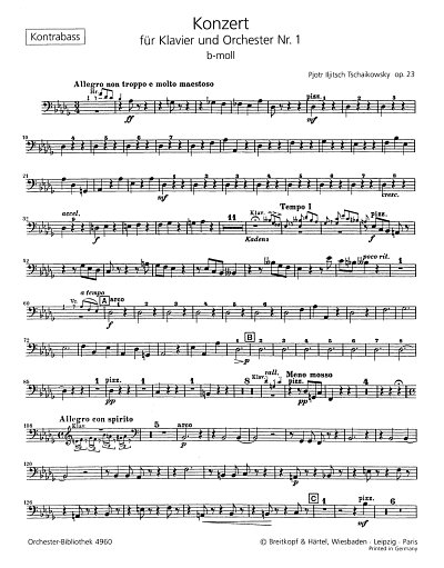 P.I. Tschaikowsky: Klavierkonzert Nr. 1 b-mol, KlavOrch (KB)