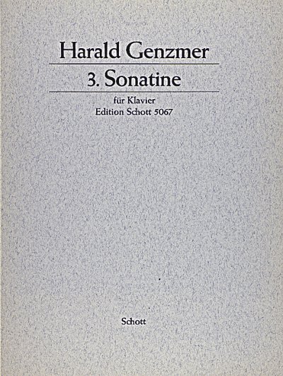 H. Genzmer: Piano Sonatina No. 3