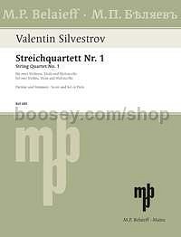 V. Silvestrov: Streichquartett Nr. 1 , 2VlVaVc (Stp)