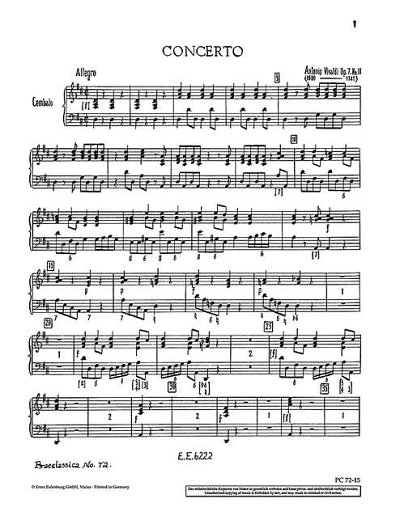 A. Vivaldi: Concerto Ré majeur