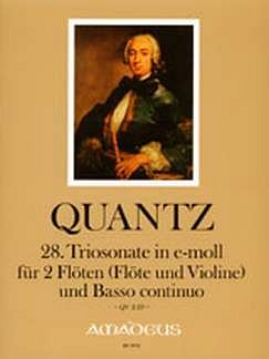J.J. Quantz: Triosonate 28 E-Moll Qv 2/19