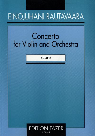E. Rautavaara: Violinkonzert, VlOrch (Part.)