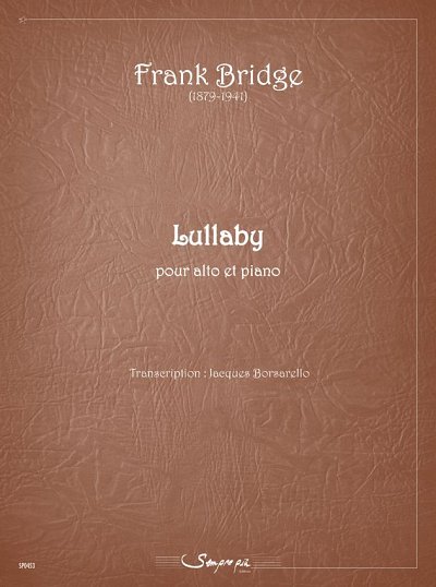 F. Bridge: Lullaby