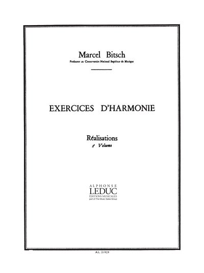 M. Bitsch: Exercices D'Harmonie vol. 2 Realisations