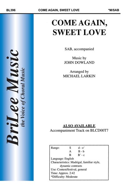 J. Dowland: Come Again, Sweet Love
