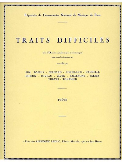 Traits Difficiles (Flute), Fl
