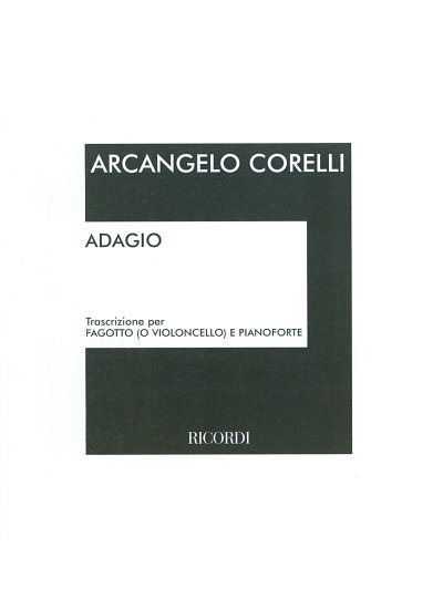 A. Corelli: Adagio, FagKlav (Part.)