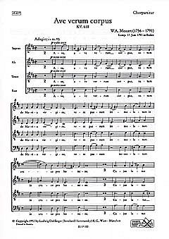 W.A. Mozart: Ave Verum Corpus Kv 618 - Motette