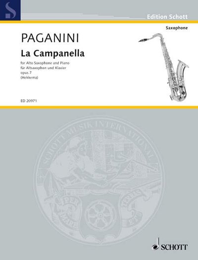 DL: N. Paganini: La Campanella, ASaxKlav