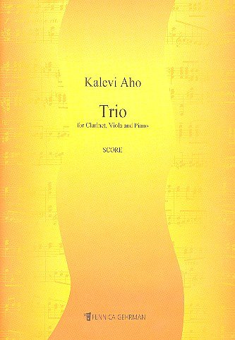 K. Aho: Trio, KlarVlaKlav (Part.)