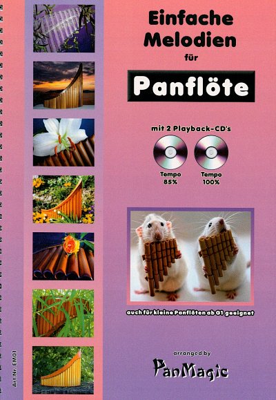 Einfache Melodien für Panflöte, Panfl (+2CDs)