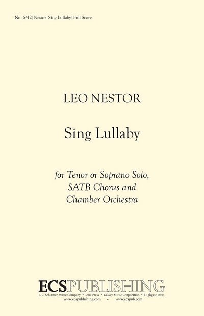 S. Baring-Gould: Sing Lullaby, Sinfo (Part.)