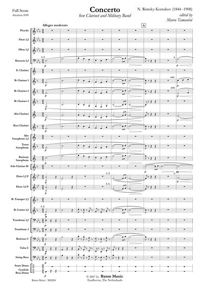 N. Rimski-Korsakow: Concerto (Pa+St)