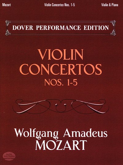 W.A. Mozart: Violin Concertos Nos.1-5, VlKlav (KlavpaSt)