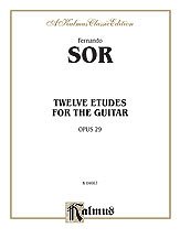 DL: Sor: Twelve Etudes, Op. 29