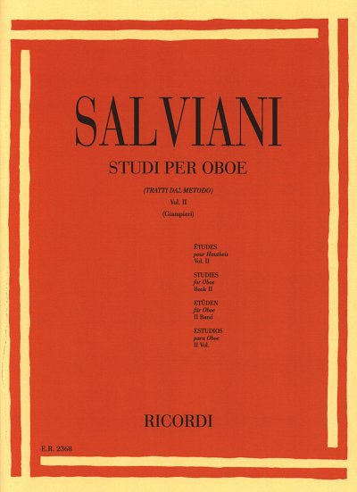 C. Salviani: Studi per oboe 2, Ob