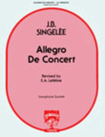 Singelee, Jean: Allegro De Concert