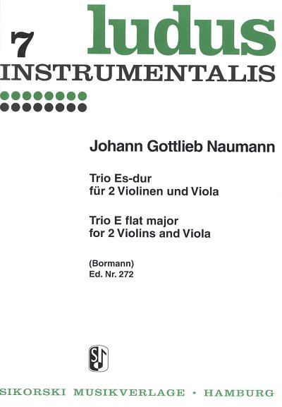 Naumann J. G.: Trio für 2 Violinen und Viola Es-Dur