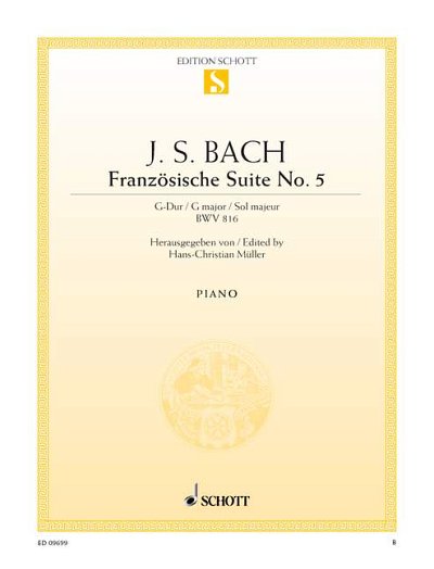 DL: J.S. Bach: Französische Suite No. 5 G-Dur, Klav